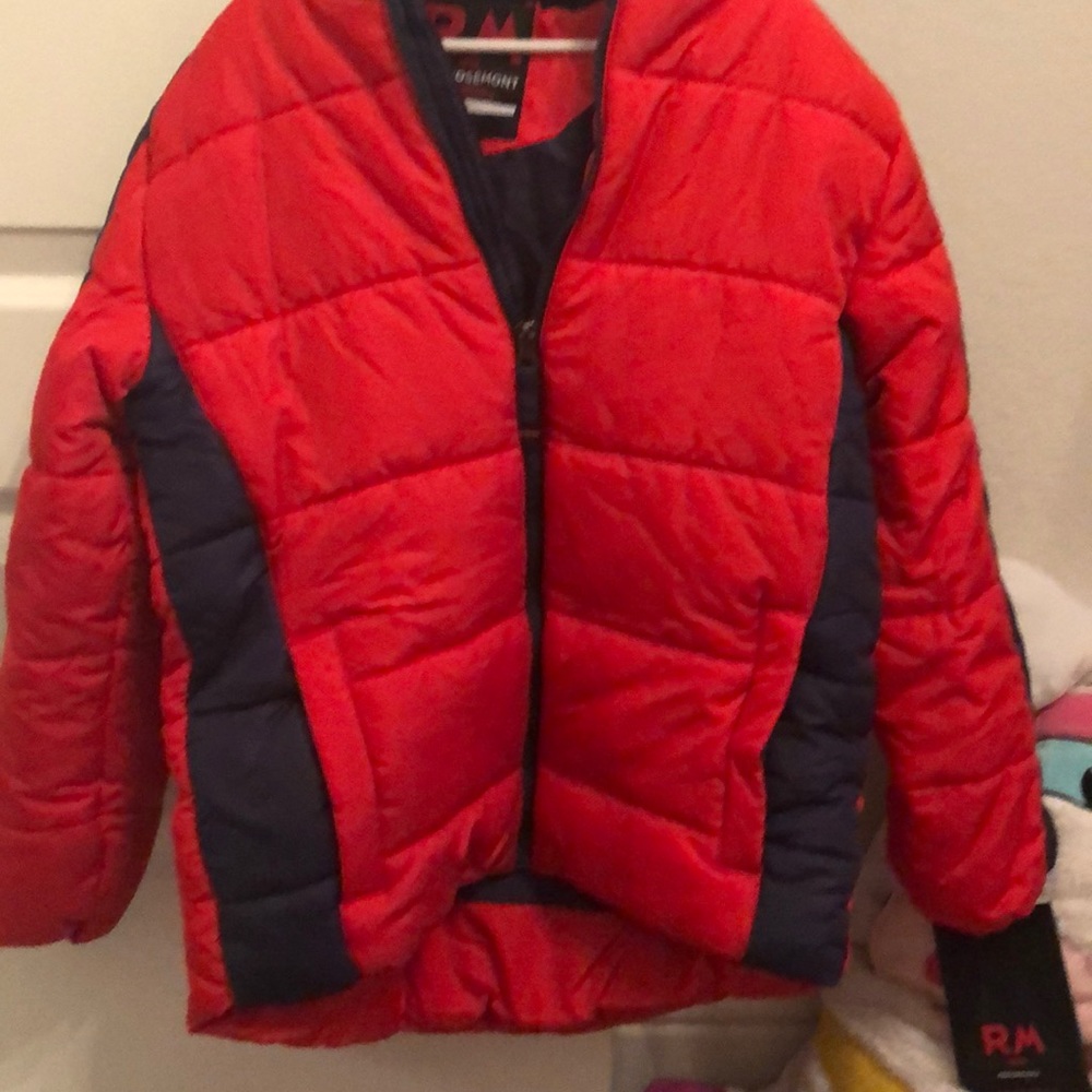 Blue /red boys coat 8